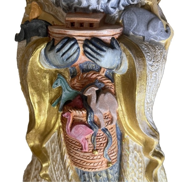 Noah Noah’s Ark Ceramic Hand Painted Figurine Bible Stories - Picture 4 of 9